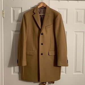Banana Republic tan topcoat, medium